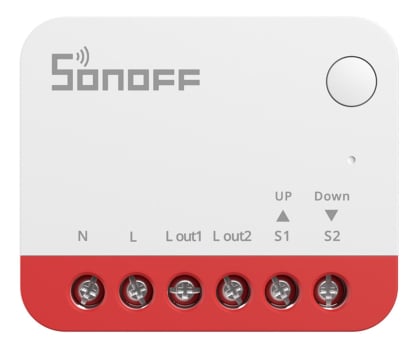 Inteligentny sterownik Sonoff Smart przełącznik rolet MINI-ZBRBS-E ZigBee